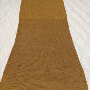 WEWOREWHAT 
Cozy Tan Knit skirt